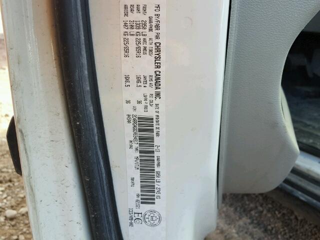 2C4RRGAG6DR694917 - 2013 RAM TRADESMAN WHITE photo 10