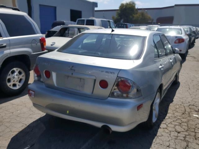 JTHBD182010008575 - 2001 LEXUS IS 300 GRAY photo 4