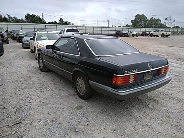 WDBCA45E3LA508238 - 1990 MERCEDES-BENZ 560 SEC BLACK photo 3