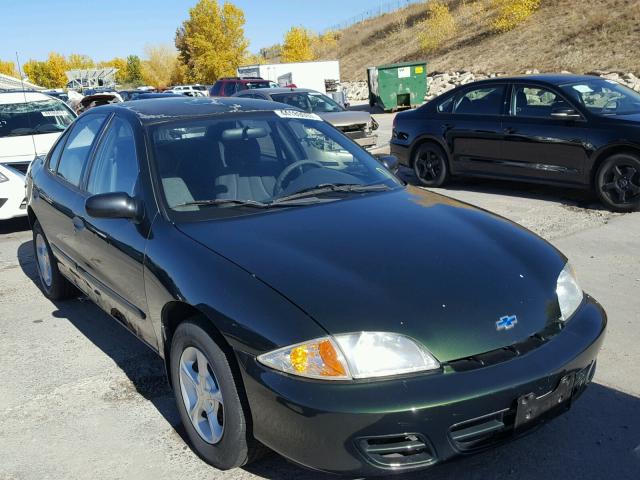 1G1JC5241Y7149537 - 2000 CHEVROLET CAVALIER GREEN photo 1