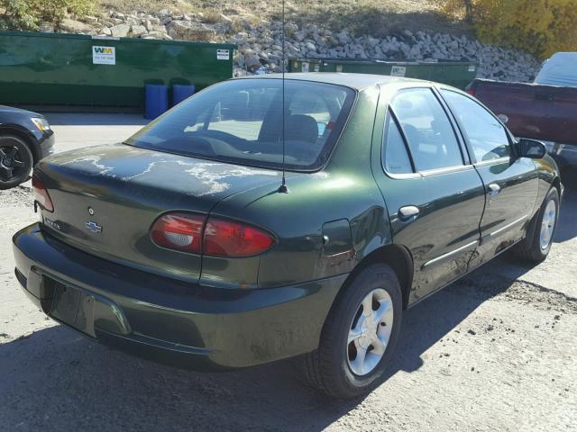 1G1JC5241Y7149537 - 2000 CHEVROLET CAVALIER GREEN photo 4