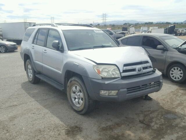 JTEBT14R930004885 - 2003 TOYOTA 4RUNNER SR SILVER photo 1