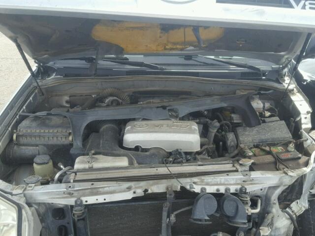 JTEBT14R930004885 - 2003 TOYOTA 4RUNNER SR SILVER photo 7