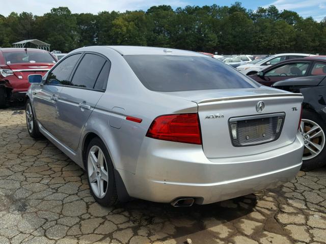 19UUA66296A057585 - 2006 ACURA 3.2TL SILVER photo 3