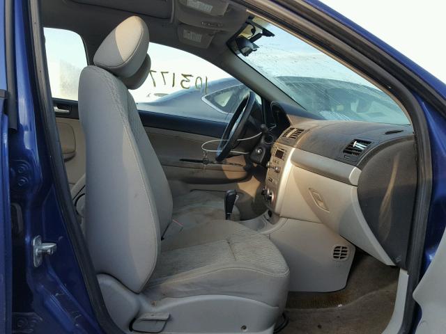 1G1AL55F767779413 - 2006 CHEVROLET COBALT LT BLUE photo 5