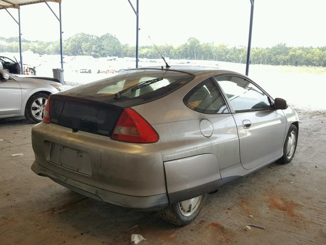 JHMZE14775S000061 - 2005 HONDA INSIGHT SILVER photo 4