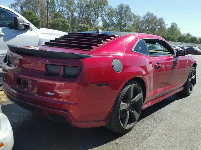 2G1FL1EP2D9802051 - 2013 CHEVROLET CAMARO ZL1 红色 照片 4