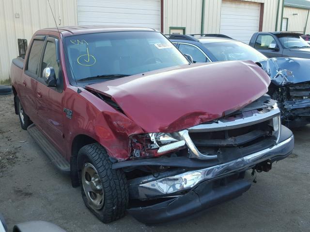 1FTRW07L12KB17471 - 2002 FORD F150 SUPER MAROON photo 1