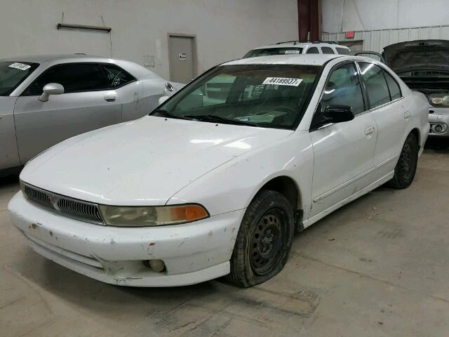 4A3AA46G91E109622 - 2001 MITSUBISHI GALANT ES WHITE photo 2