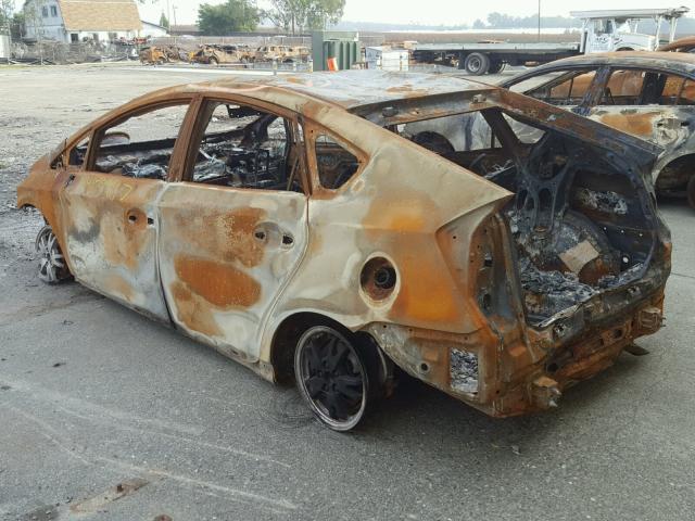 JTDKN3DU0A5003316 - 2010 TOYOTA PRIUS BURN photo 3