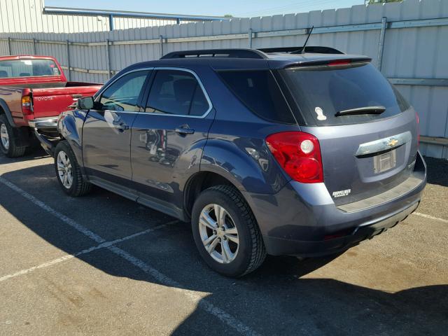 2GNALBEK3E6126893 - 2014 CHEVROLET EQUINOX LT BLUE photo 3