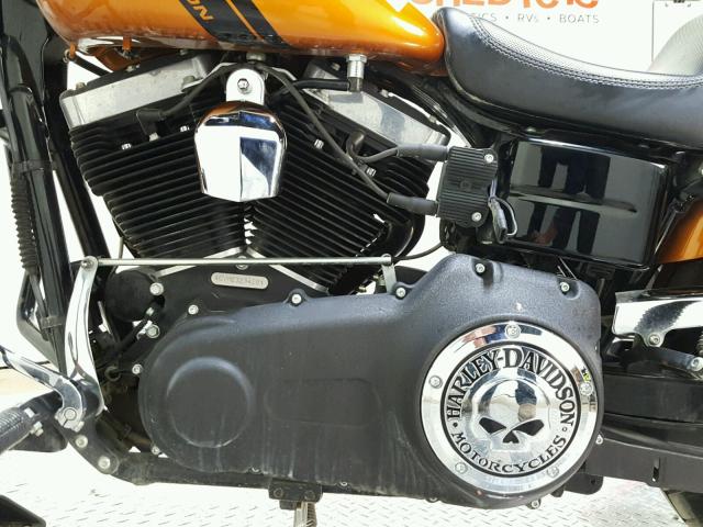 1HD1GYM15EC323420 - 2014 HARLEY-DAVIDSON FXDF DYNA ORANGE photo 11