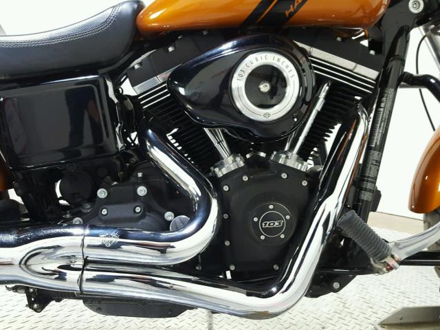 1HD1GYM15EC323420 - 2014 HARLEY-DAVIDSON FXDF DYNA ORANGE photo 12