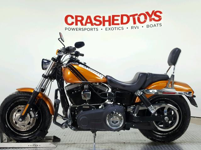 1HD1GYM15EC323420 - 2014 HARLEY-DAVIDSON FXDF DYNA ORANGE photo 5