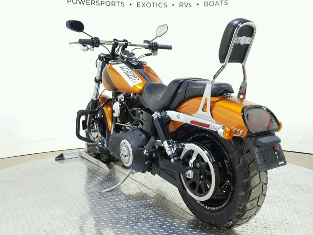 1HD1GYM15EC323420 - 2014 HARLEY-DAVIDSON FXDF DYNA ORANGE photo 6