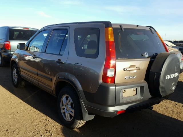 JHLRD78892C051547 - 2002 HONDA CR-V GOLD photo 3