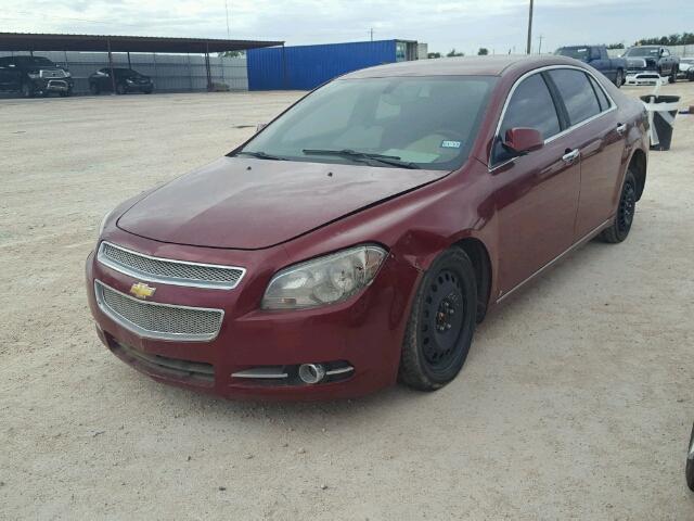 1G1ZK57769F101709 - 2009 CHEVROLET MALIBU LTZ MAROON photo 2