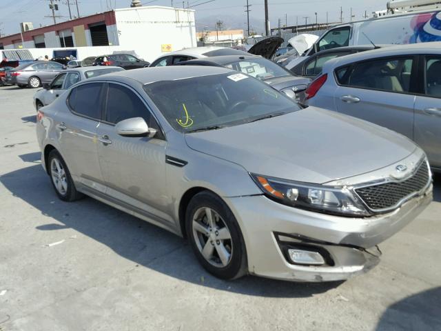 5XXGM4A76EG350292 - 2014 KIA OPTIMA LX GRAY photo 1