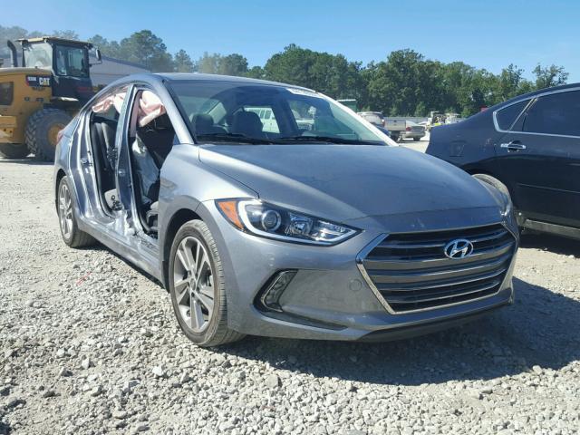 KMHD84LF7HU264060 - 2017 HYUNDAI ELANTRA SE GRAY photo 1