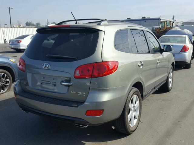 5NMSH13E37H030151 - 2007 HYUNDAI SANTA FE S GREEN photo 4