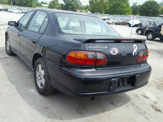 1G1NE52J13M626480 - 2003 CHEVROLET MALIBU LS BLACK photo 3