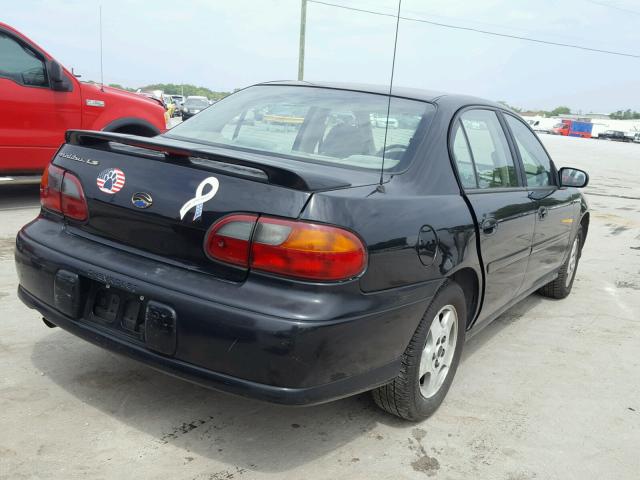 1G1NE52J13M626480 - 2003 CHEVROLET MALIBU LS BLACK photo 4