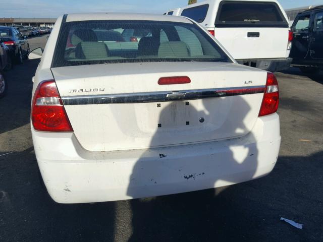 1G1ZS58F47F235122 - 2007 CHEVROLET MALIBU LS WHITE photo 10