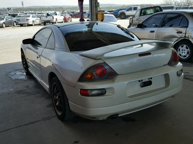 4A3AC74H55E036813 - 2005 MITSUBISHI ECLIPSE GT WHITE photo 3