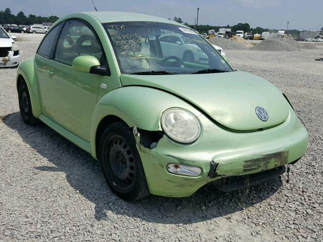 3VWCB21C22M406404 - 2002 VOLKSWAGEN NEW BEETLE GREEN photo 1