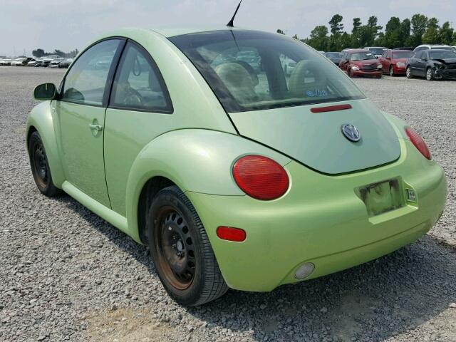 3VWCB21C22M406404 - 2002 VOLKSWAGEN NEW BEETLE 绿色 照片 3