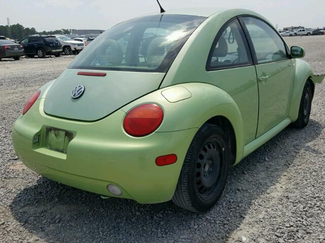 3VWCB21C22M406404 - 2002 VOLKSWAGEN NEW BEETLE 绿色 照片 4