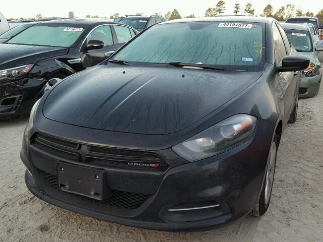 1C3CDFBB8FD364563 - 2015 DODGE DART SXT BLACK photo 2