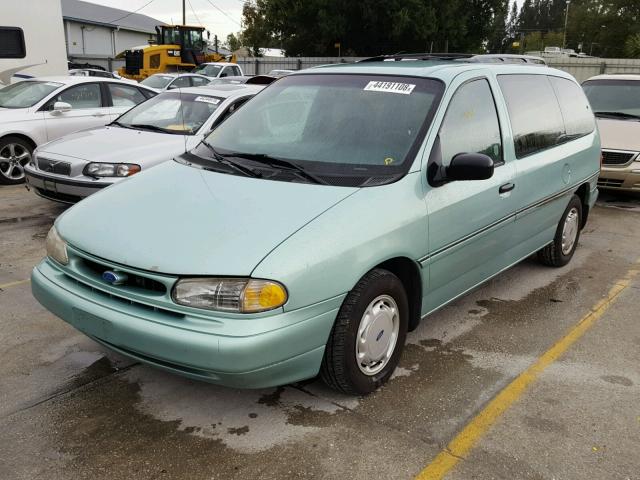 2FMDA5140TBB07707 - 1996 FORD WINDSTAR W GREEN photo 2