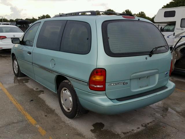 2FMDA5140TBB07707 - 1996 FORD WINDSTAR W GREEN photo 3