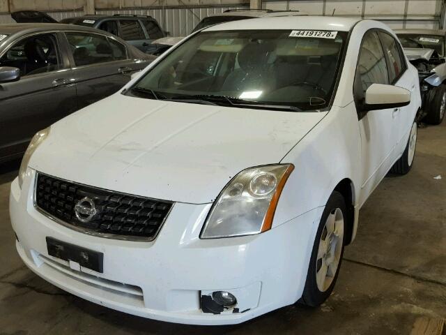 3N1AB61E88L687208 - 2008 NISSAN SENTRA 2.0 WHITE photo 2