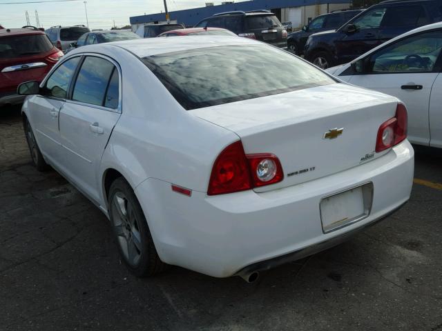 1G1ZC5EBXAF169259 - 2010 CHEVROLET MALIBU WHITE photo 3