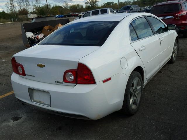 1G1ZC5EBXAF169259 - 2010 CHEVROLET MALIBU WHITE photo 4