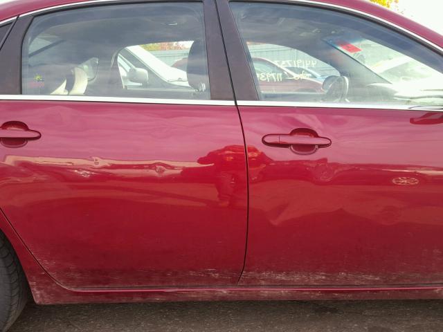 2G1WT58N981371424 - 2008 CHEVROLET IMPALA BURGUNDY photo 9