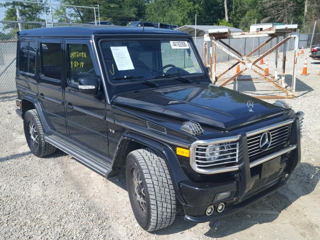 WDCYR49E15X158094 - 2005 MERCEDES-BENZ G 500 BLACK photo 1