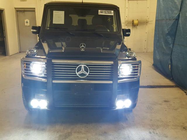 WDCYR49E15X158094 - 2005 MERCEDES-BENZ G 500 BLACK photo 10