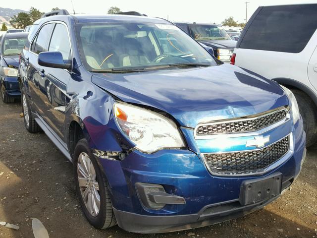 2CNFLDEY4A6257464 - 2010 CHEVROLET EQUINOX LT BLUE photo 1