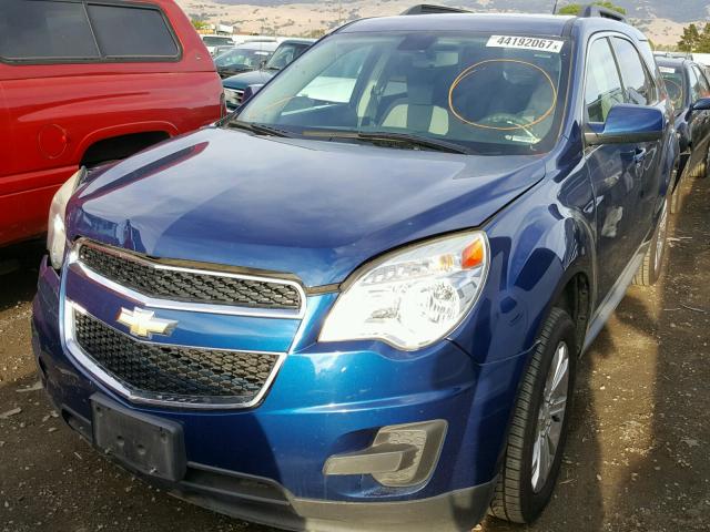 2CNFLDEY4A6257464 - 2010 CHEVROLET EQUINOX LT BLUE photo 2