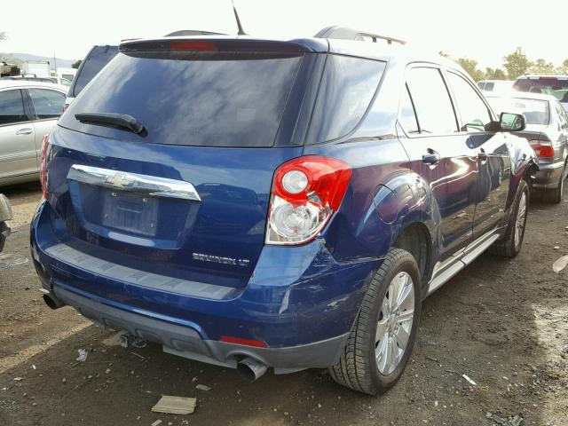 2CNFLDEY4A6257464 - 2010 CHEVROLET EQUINOX LT BLUE photo 4