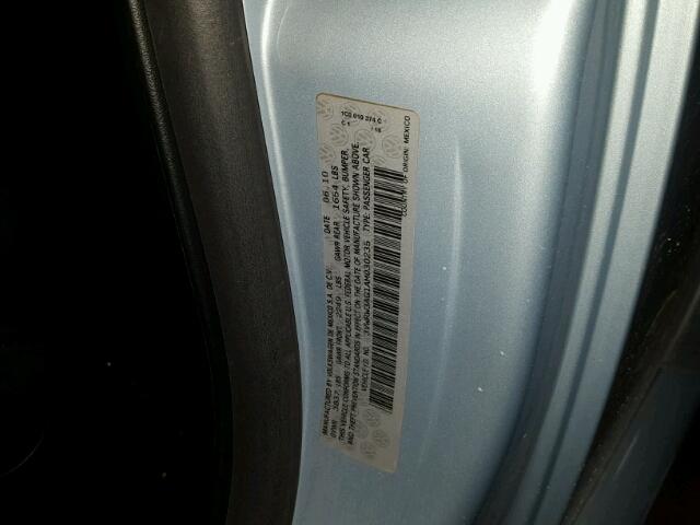 3VWRW3AG1AM030235 - 2010 VOLKSWAGEN NEW BEETLE 蓝色 照片 10