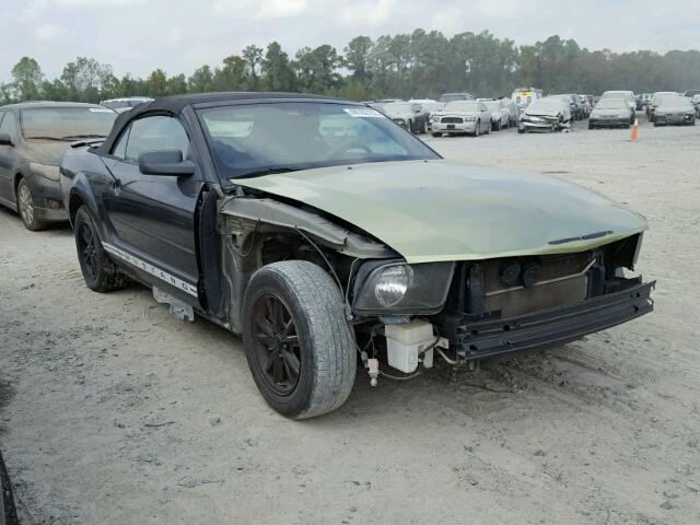 1ZVHT84N185143341 - 2008 FORD MUSTANG BLACK photo 1