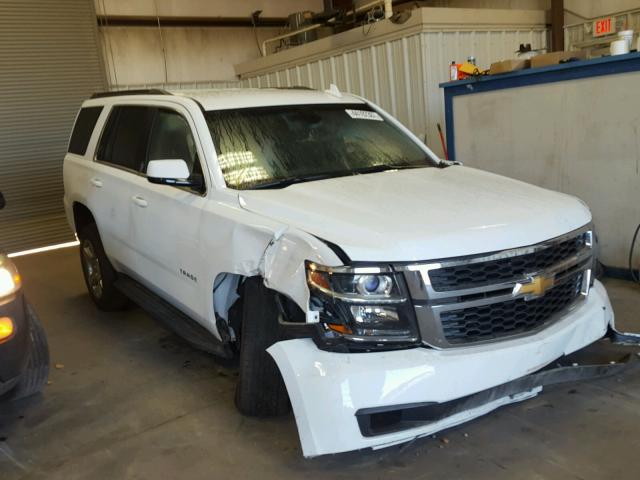 1GNSCAKC3HR235133 - 2017 CHEVROLET TAHOE C150 WHITE photo 1