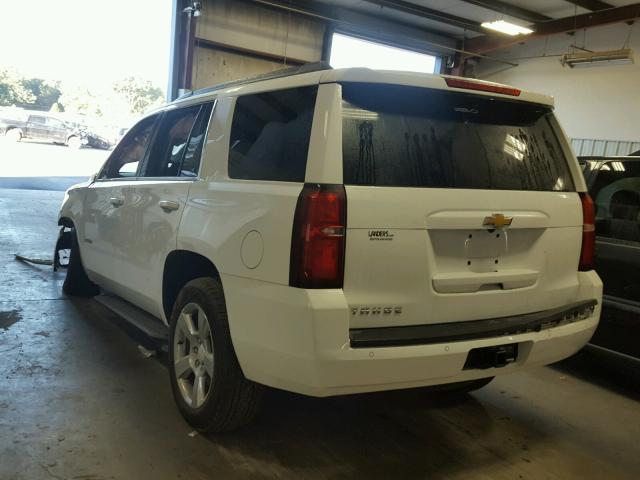 1GNSCAKC3HR235133 - 2017 CHEVROLET TAHOE C150 WHITE photo 3