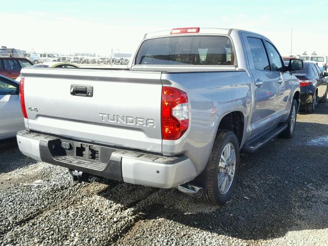 5TFAY5F19FX462292 - 2015 TOYOTA TUNDRA CRE SILVER photo 4