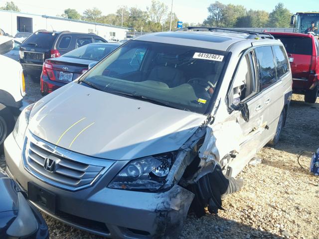 5FNRL38678B418996 - 2008 HONDA ODYSSEY EX SILVER photo 2