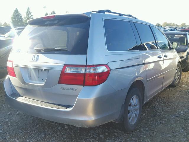 5FNRL38678B418996 - 2008 HONDA ODYSSEY EX SILVER photo 4